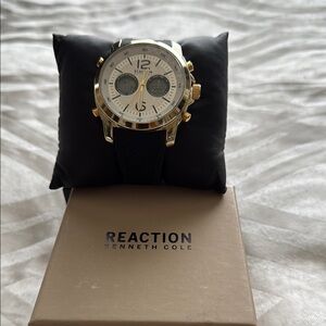 Kenneth Cole Reaction Gold and Black Men's Watch